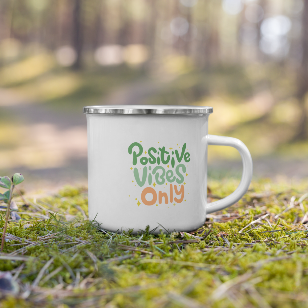 Enamel Mug  "Positive Energy"